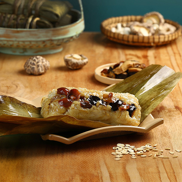 Oat Rice Dumpling with Mushrooms (7 pcs)