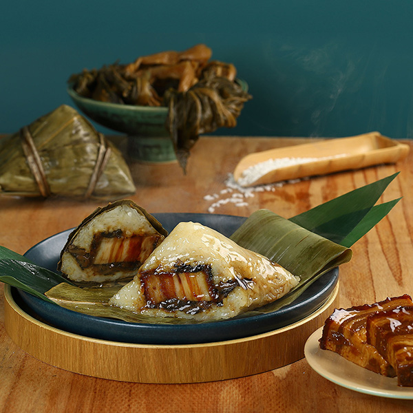Pork Belly with Preserved Vegetables Rice Dumpling...