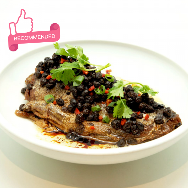 Milk Fish with Salted Black Bean 